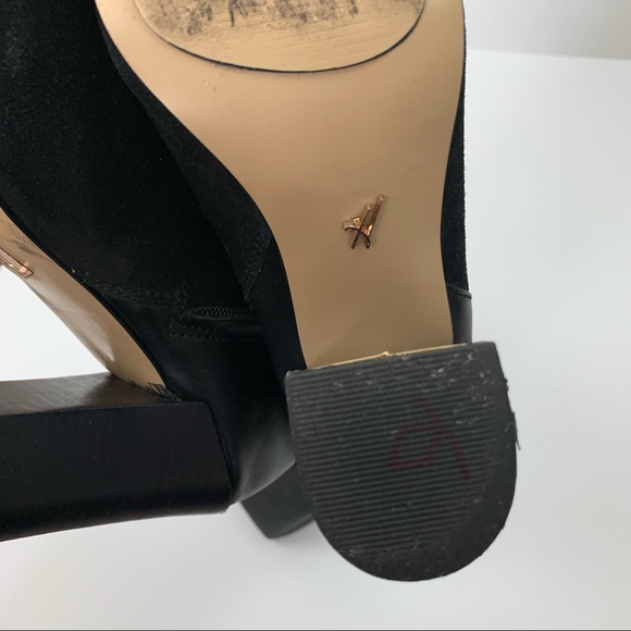 Hal Rubenstein Knee-High block Heeled Suede Boots - Picture 9 of 11